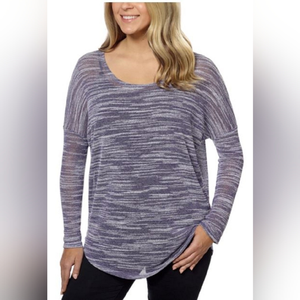 Olive & Oak Women's Boatneck, Dolman Tunic (XL, Navy/White).